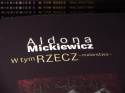 ALDONA MICKIEWICZ "W tym rzecz"