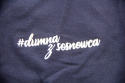 Koszulka polo damska „Dumni z Sosnowca" (granatowa)